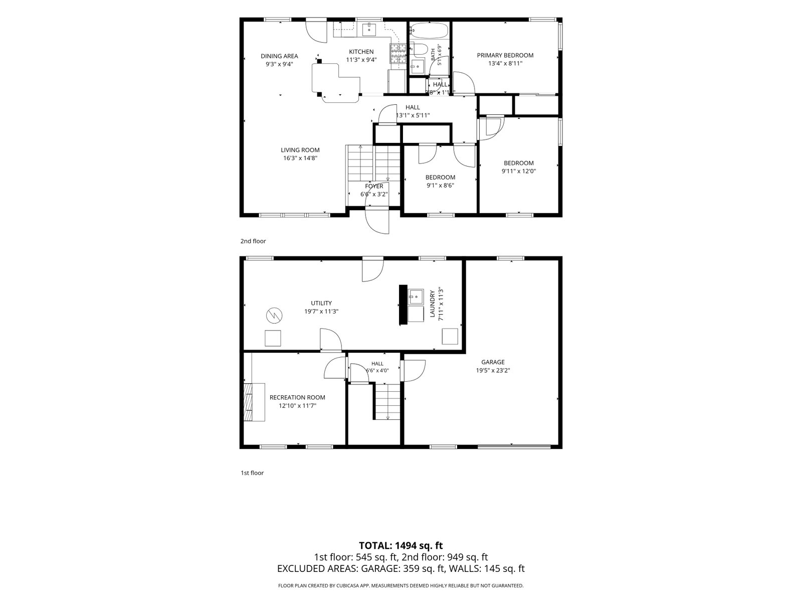Combined floor plan